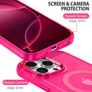 iPhone 16 Pro Translucent Matte Back Full Body Cover Anti - Scratch Shockproof Protective