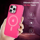 iPhone 16 Pro Translucent Matte Back Full Body Cover Anti - Scratch Shockproof Protective