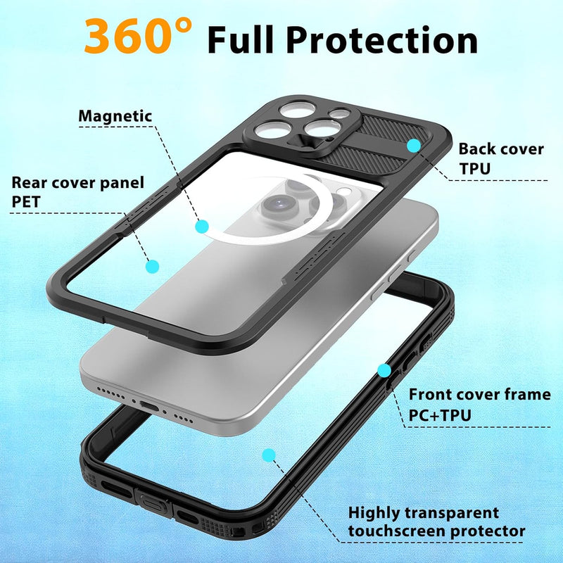 iPhone 16 Pro Waterproof Case Shockproof Phone Case Full Body Protective Case - Gorilla Cases