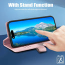 iPhone 16 PU Leather Magnetic Closure Protective iphone16 Flip Cover Red