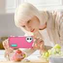 iPhone 16 Rugged PC + Silicone Phone Case with Holder