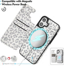 iPhone 16 Wallet Case Card Holder Cover Credit Card Slots Black