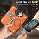 iPhone 16 Wallet Case Card Holder Cover Credit Card Slots Black