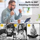 iPhone 16 Wallet Case Card Holder Store 2 Cards 360° Rotated Ring Stand Dual Layer Protection Wallet Phone Case