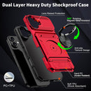 iPhone 16 Wallet Case Card Holder Store 2 Cards 360° Rotated Ring Stand Dual Layer Protection Wallet Phone Case