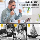 iPhone 16 Wallet Case Card Holder Store 2 Cards 360° Rotated Ring Stand Dual Layer Protection Wallet Phone Case