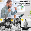 iPhone 16 Wallet Case Card Holder Store 2 Cards 360° Rotated Ring Stand Dual Layer Protection Wallet Phone Case