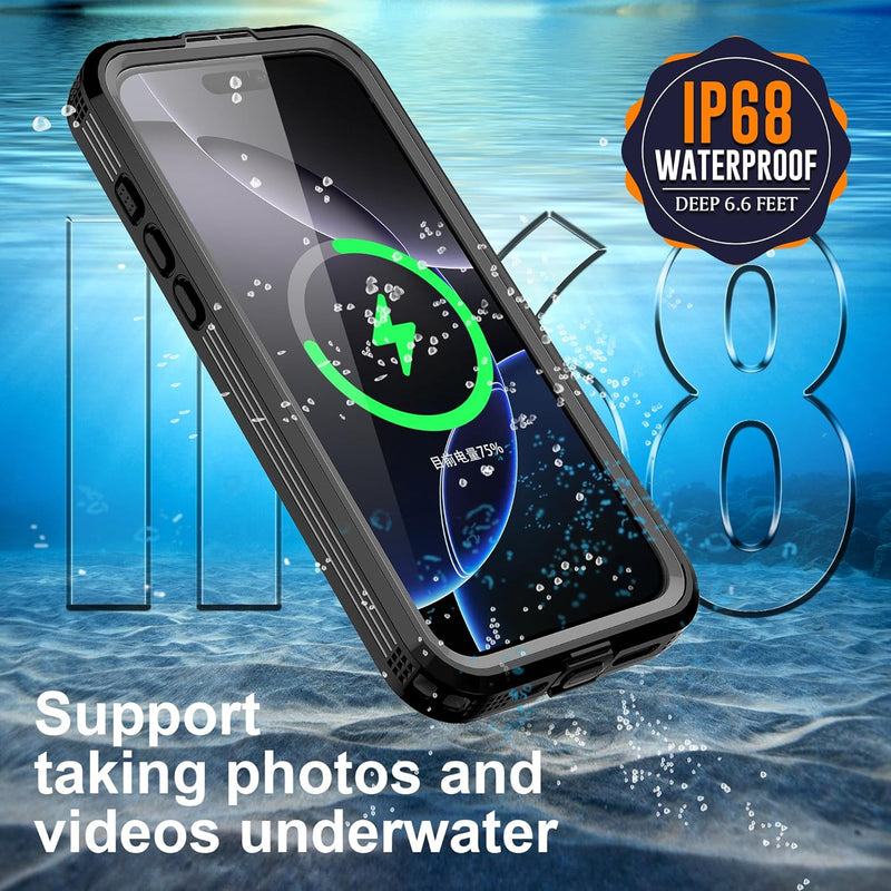 iPhone 16 Waterproof Case Full Body Underwater Protective Phone Case Cover - Gorilla Cases