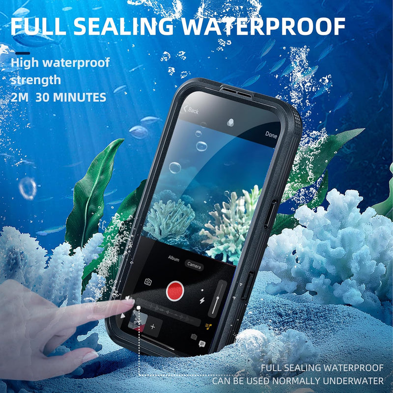 iPhone 16 Waterproof Case Full Body Underwater Protective Phone Case Cover - Gorilla Cases