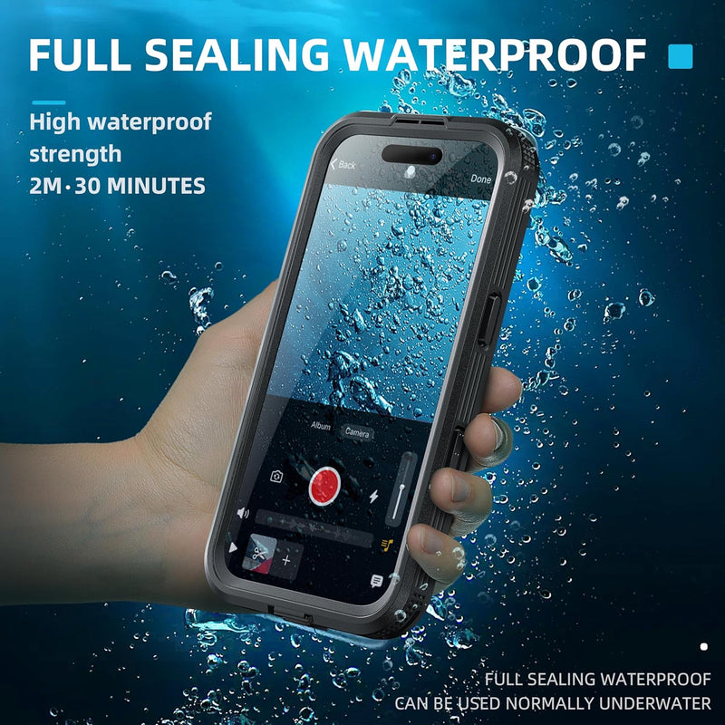 iPhone 16 Waterproof Case Full Body Underwater Protective Phone Case Cover - Gorilla Cases