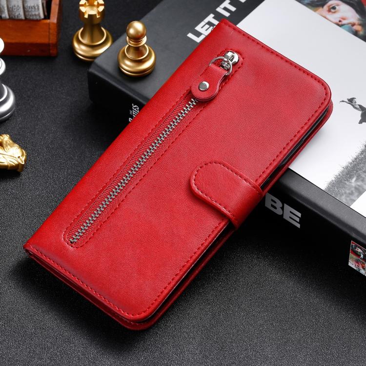 iPhone 16/17 Calf Texture Zipper Leather Fashion Case
