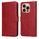 iPhone 16/17 Series Classic Calf Texture Flip Leather Phone Case