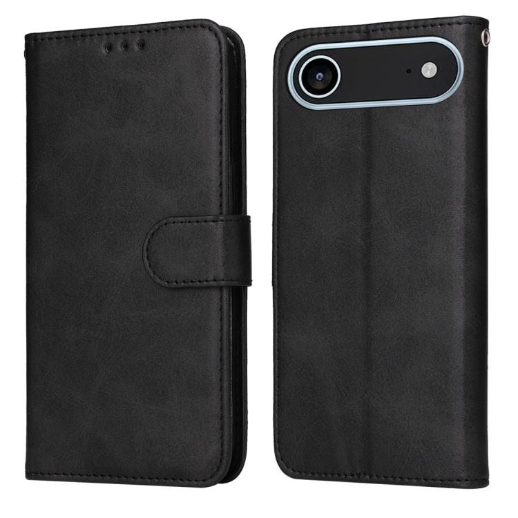 iPhone 16/17 Series Classic Calf Texture Flip Leather Phone Case