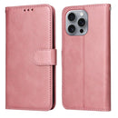 iPhone 16/17 Series Classic Calf Texture Flip Leather Phone Case