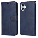iPhone 16/17 Series Classic Calf Texture Flip Leather Phone Case