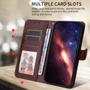 iPhone 16/17 Series Classic Calf Texture Flip Leather Phone Case