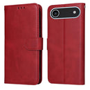 iPhone 16/17 Series Classic Calf Texture Flip Leather Phone Case