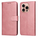 iPhone 16/17 Series Classic Calf Texture Flip Leather Phone Case