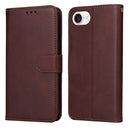 iPhone 16/17 Series Classic Calf Texture Flip Leather Phone Case