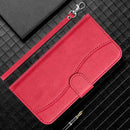 iPhone 16/17 Series Dual - Folded S - shape Leather Phone Case