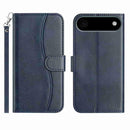 iPhone 16/17 Series Dual - Folded S - shape Leather Phone Case