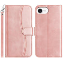 iPhone 16/17 Series Dual - Folded S - shape Leather Phone Case