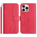 iPhone 16/17 Series Dual - Folded S - shape Leather Phone Case