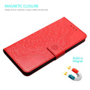 iPhone 16/17 Series Flower Embossed Leather Phone Case