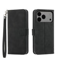 iPhone 16/17 Series Line TPU Hybrid PU Leather Phone Case