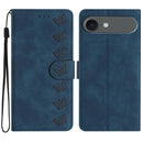 iPhone 16/17 Series Seven Butterflies Embossed Leather Phone Case