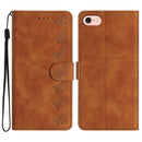 iPhone 16/17 Series Seven Butterflies Embossed Leather Phone Case