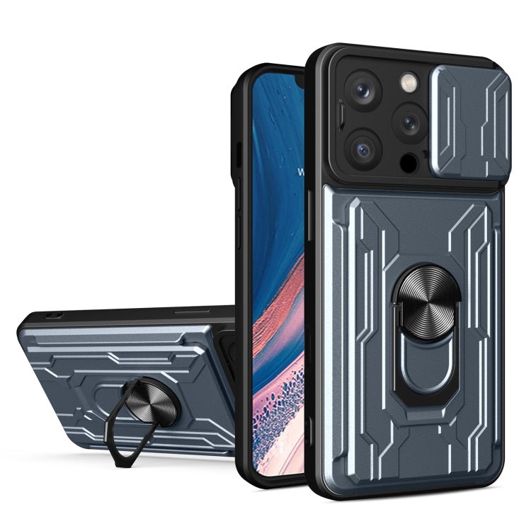 iPhone 16/17 Sliding Camshield TPU+PC Phone Case