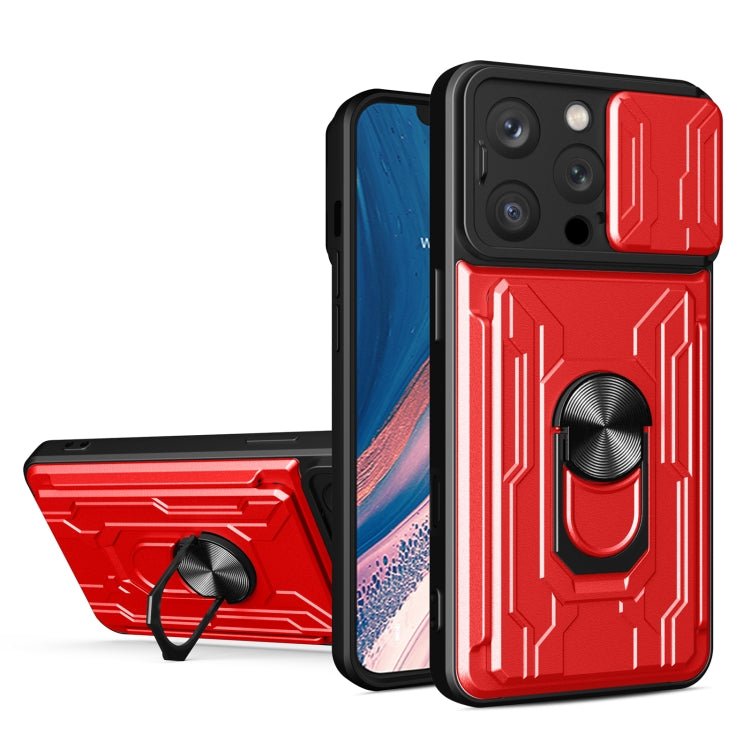 iPhone 16/17 Sliding Camshield TPU+PC Phone Case