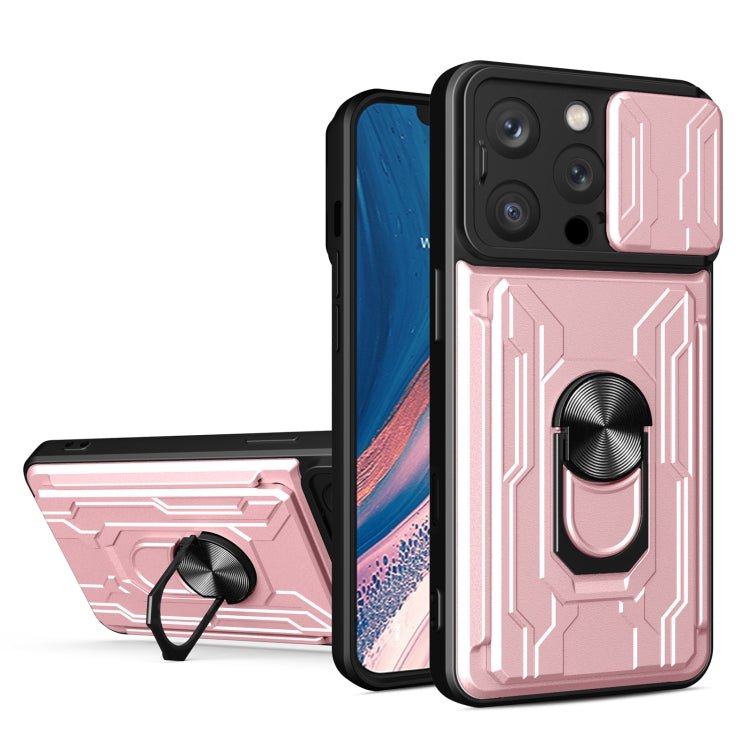 iPhone 16/17 Sliding Camshield TPU+PC Phone Case