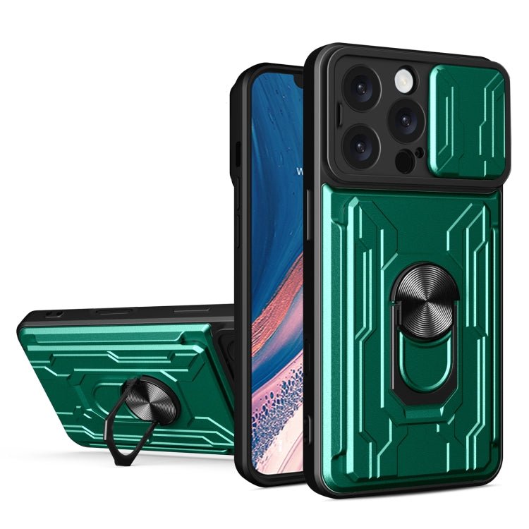 iPhone 16/17 Sliding Camshield TPU+PC Phone Case