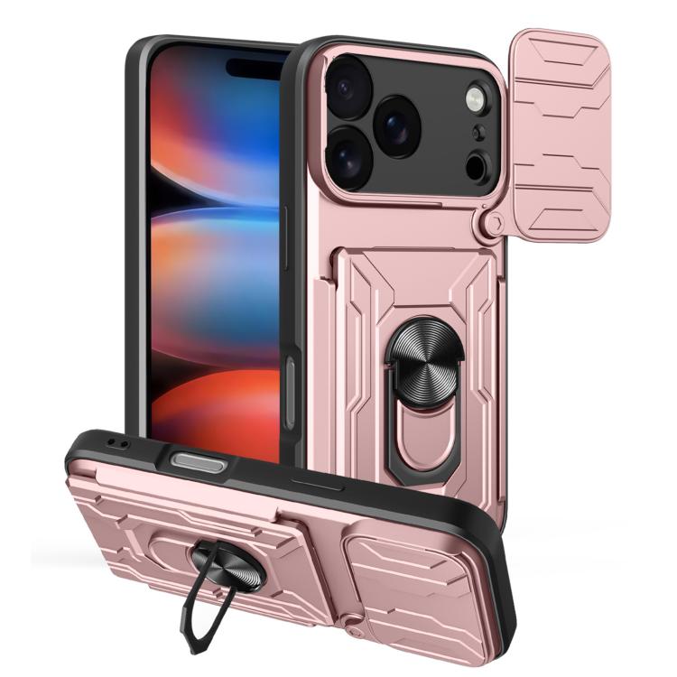 iPhone 16/17 Sliding Camshield TPU+PC Phone Case