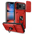 iPhone 16/17 Sliding Camshield TPU+PC Phone Case