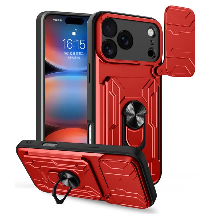 iPhone 16/17 Sliding Camshield TPU+PC Phone Case
