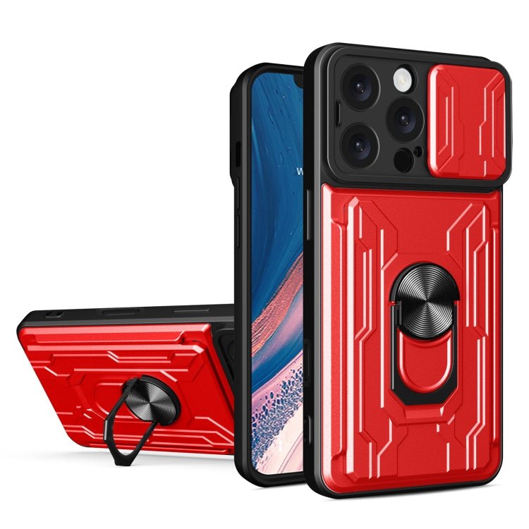 iPhone 16/17 Sliding Camshield TPU+PC Phone Case