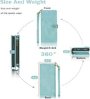 iPhone 16,Detachable Magnetic Phone Case, PU Leather All - Round Protective Case Blue - Gorilla Cases