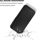 iPhone 16E Wallet Leather Kickstand with Card Holder Wallet Case