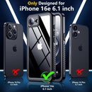 iPhone 16E Waterproof Case with Built - In Screen & Camera Protector