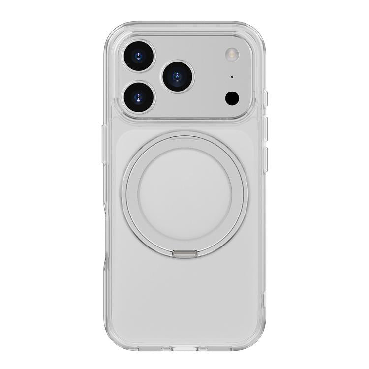 iPhone 17 Frosted MagSafe Holder Acrylic Hybrid TPU Phone Case