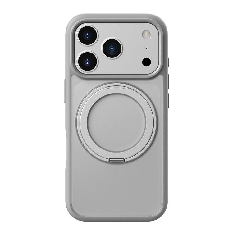 iPhone 17 Frosted MagSafe Holder Acrylic Hybrid TPU Phone Case