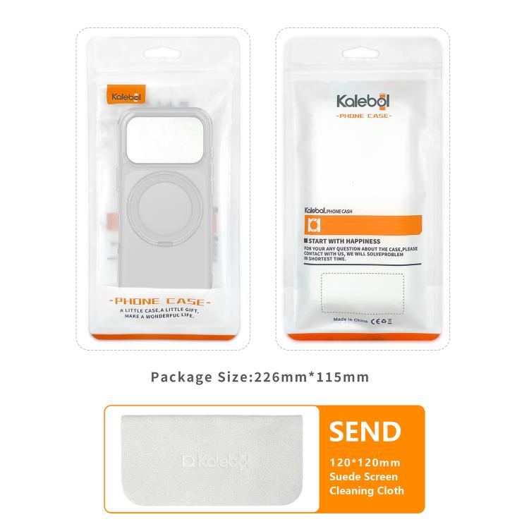iPhone 17 Frosted MagSafe Holder Acrylic Hybrid TPU Phone Case