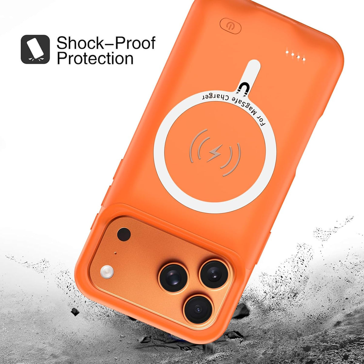 iPhone 17 Pro Battery Case 10000mAh – Wireless Charging