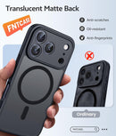 iPhone 17 Pro Magnetic Matte Case – MagSafe Camera Cover