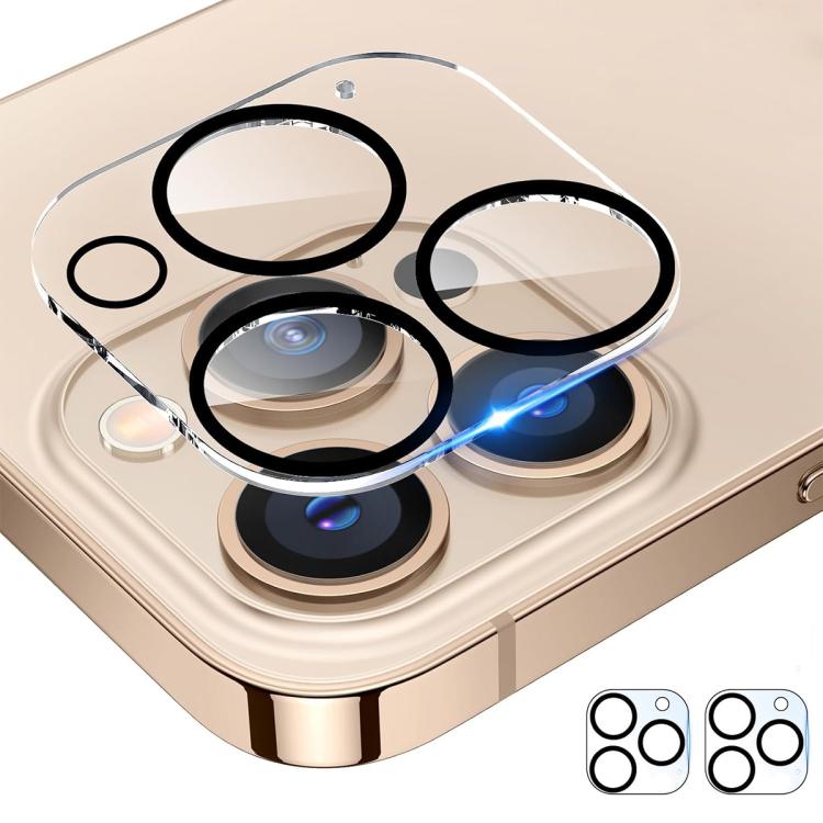 iPhone 17 Pro Max 2pcs 9H Rear Camera Lens Tempered Glass