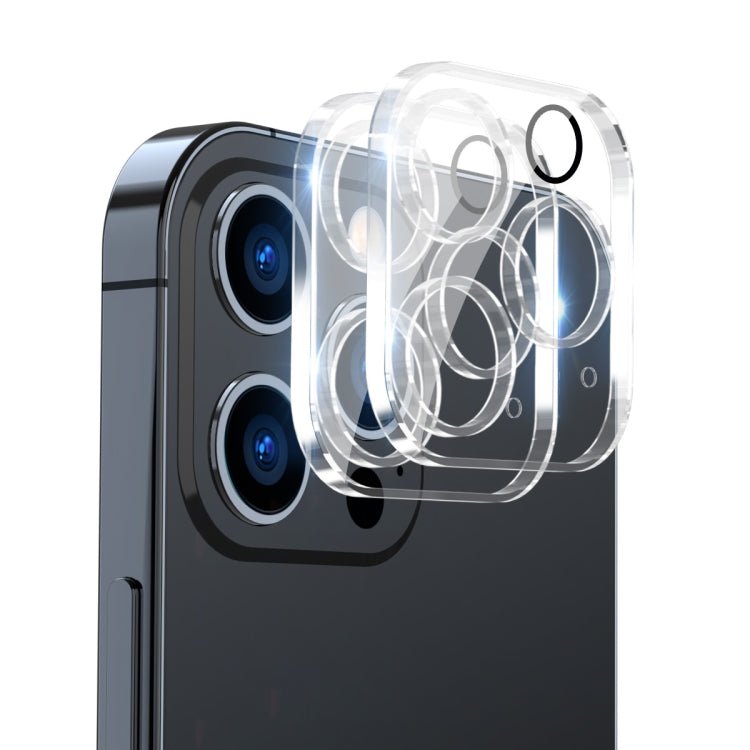 iPhone 17 Pro Max 2pcs 9H Rear Camera Lens Tempered Glass
