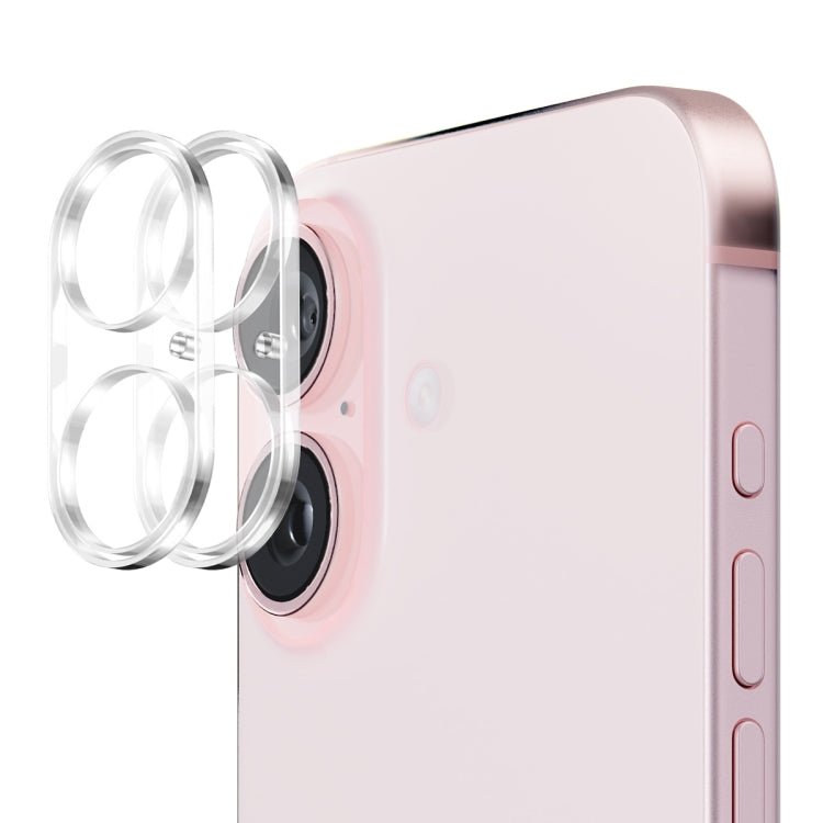 iPhone 17 Pro Max 2pcs 9H Rear Camera Lens Tempered Glass